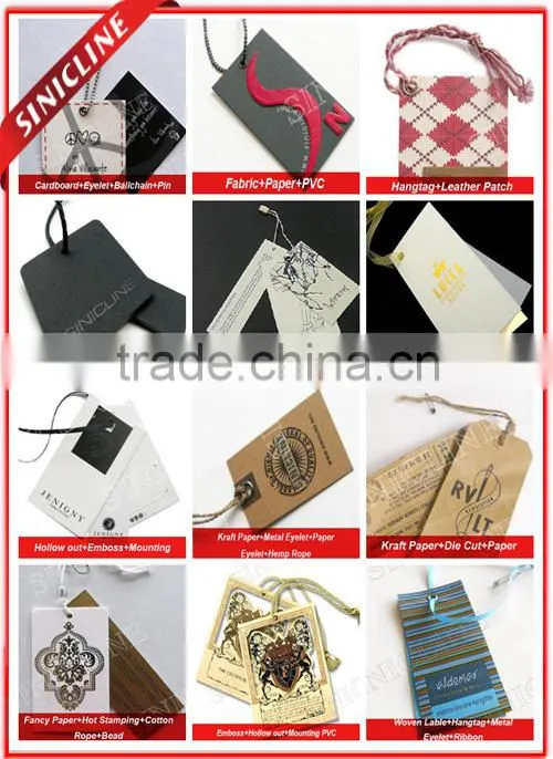 Sinicline Paper Jewelry Display Printed Necklace Hanging Card