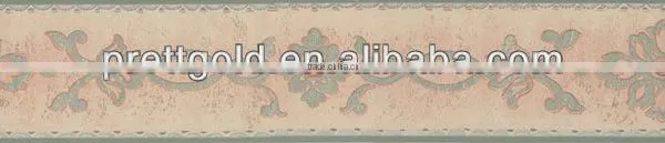 Self adhesive wall border decorative films B2003-4