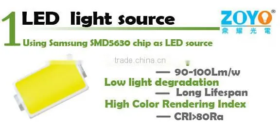 8Inch 24w recessed ip33 smd LED Downlight European round ceiling UL CE RoHS