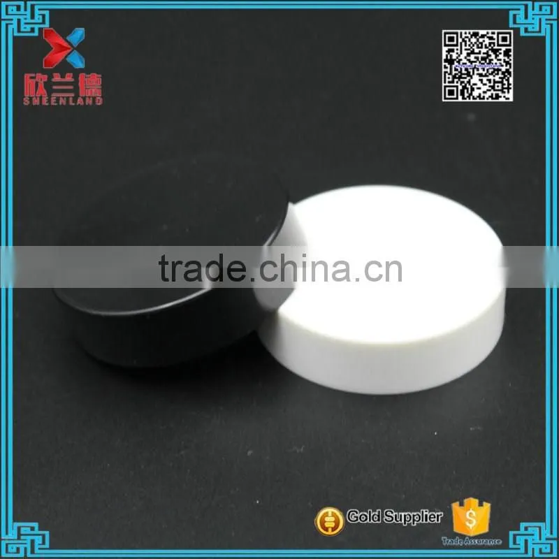 wholesale black and white ABS cap lid for cream jar
