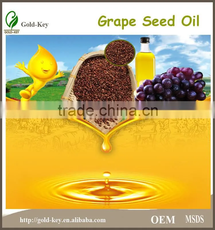 cold pressed grape seed oil for best base oil and health care products