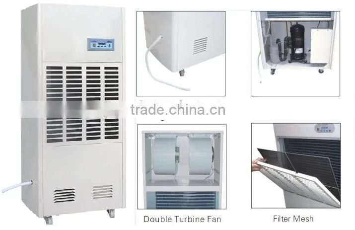 192L/D high power industrial medical dehumidifier