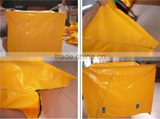 Waterproof plastic pallet covers
