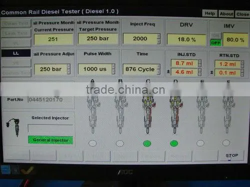 auto diesel piezo injector and common rail pump test bench-CRS-300