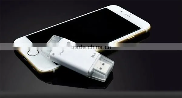 Factory Price High Quality Real Capacity OTG iFlash USB Drive 3 in 1 USB For iPhone
