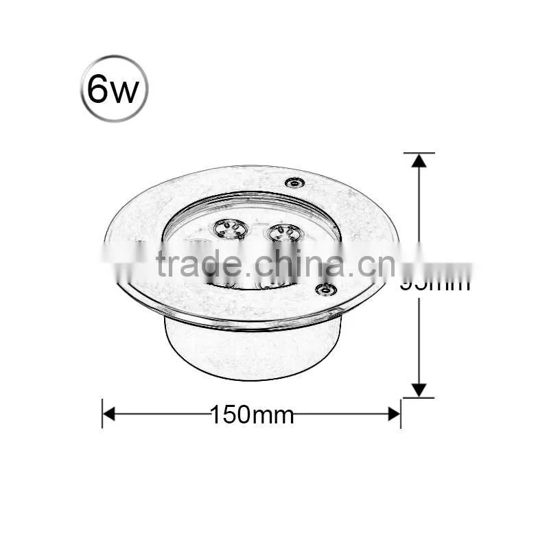 hot sales 6w led underground lights fitting