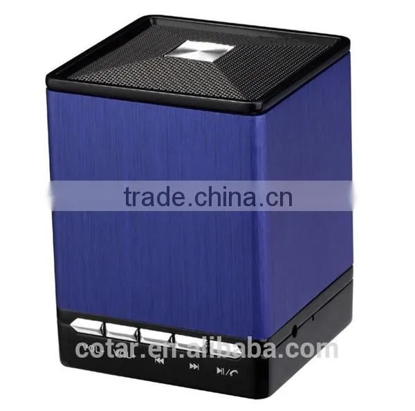 AJ-66 High quality battery removable cube bluetooth speaker