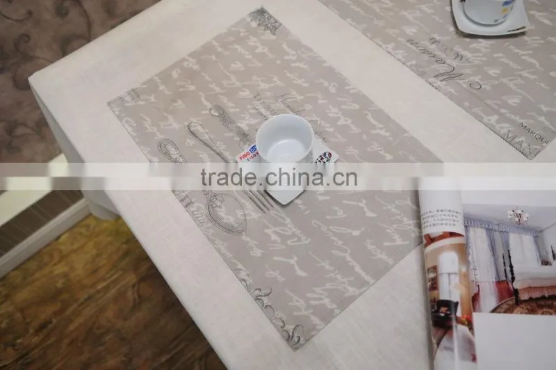 round table placemat/cheap plastic placemat/ kitchen table placemat