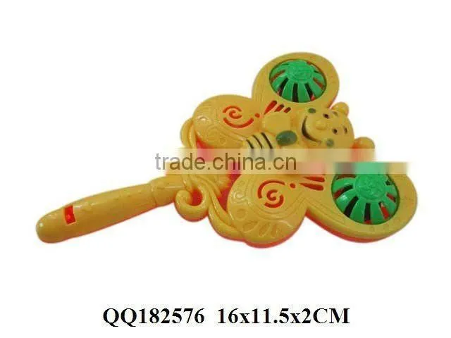 Lovely baby toys, plastic toys for baby, hand-bat toy