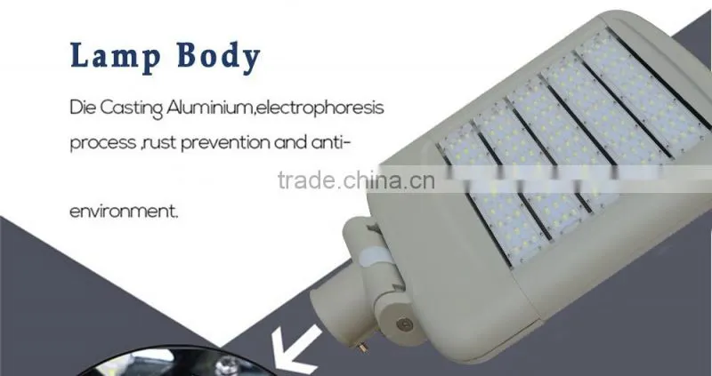 UL IP65 210W LED Street Light with 5 Years Warranty MeanWell Driver