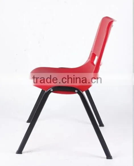 pp seat metal leg Stackable chair /school chair (1022A)