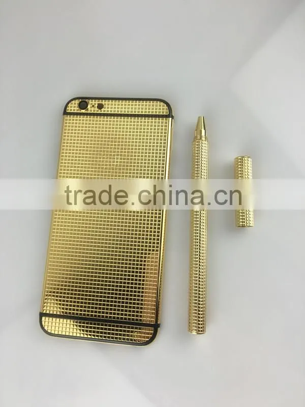 24kt gold for iPhone 6s housing clous de paris custom