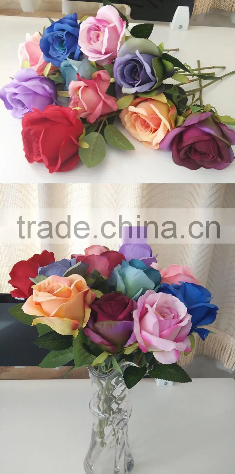 Factory directly wholesale price single red rose