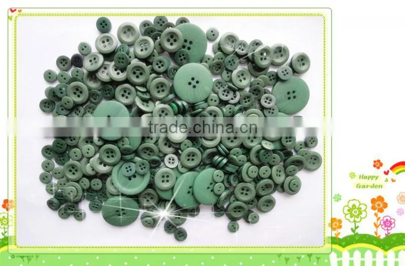 Mix bright plastic resin color buttons for gifts, craft making and scrapbooking,diy buttons