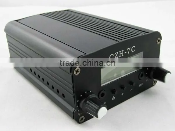 Fmuser 7w broadcast FM radio with fm transmitter 5km long range fm broadcasting transmitter wireless transmitter
