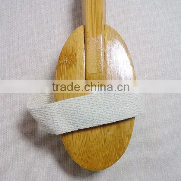 2016 hotsale Wood long handle body back wash brushes for scrubber back