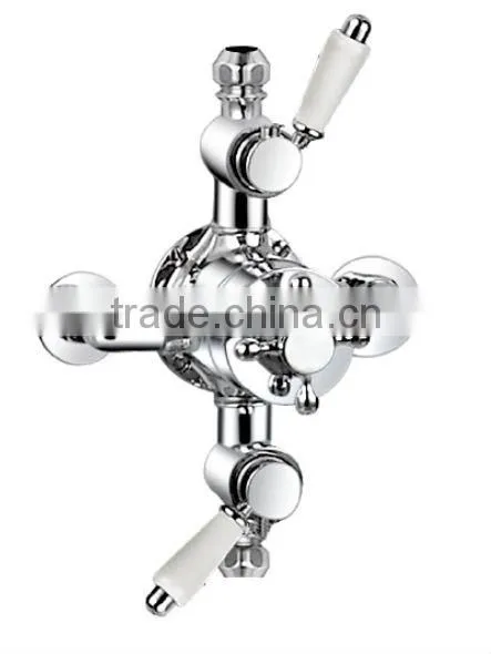 Antique style Thermostatic Exposed Shower Diverter Valve