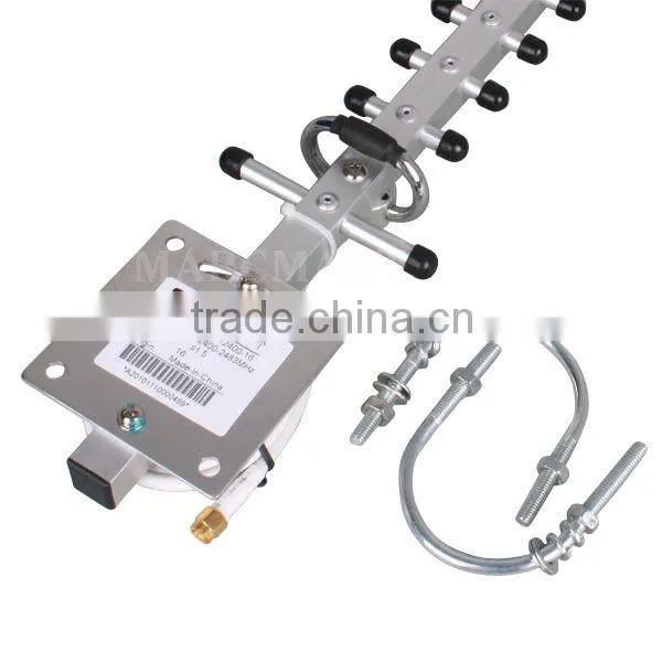 Factory price 868mhz RPID yagi antenna (16 elements) Outdoor directional antenna with SMA/N female & low signal loss cable