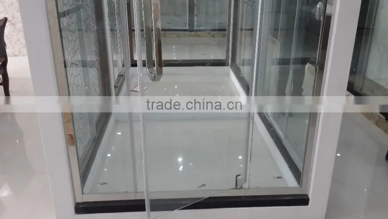 Stainless Steel Frame Hinge Glass Shower Door D62