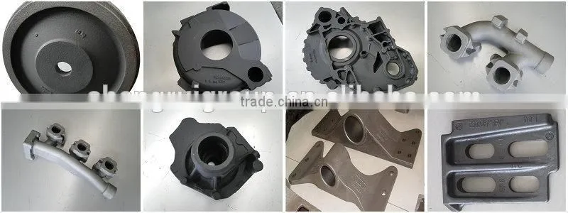 heavy duty diesel engine exhaust pipe, Sand casting exhaust pipe,