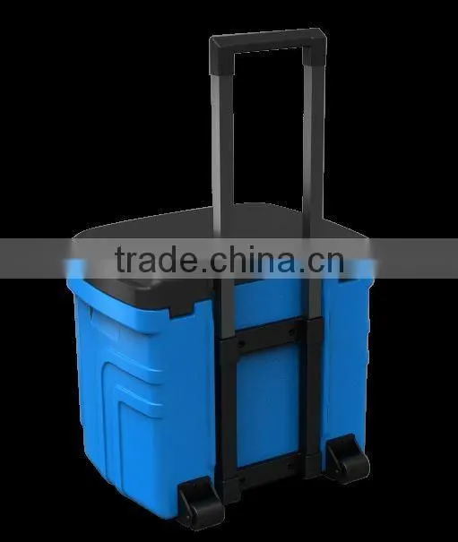 24L Fashion Cooler Box with Wheels