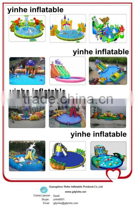 2015 best sale outdoor inflatable water park games adults