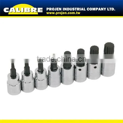 CALIBRE Auto Repair Tool 14mm Re-Threader Inc Tap & 4 Inserts Spark Plug Thread Set