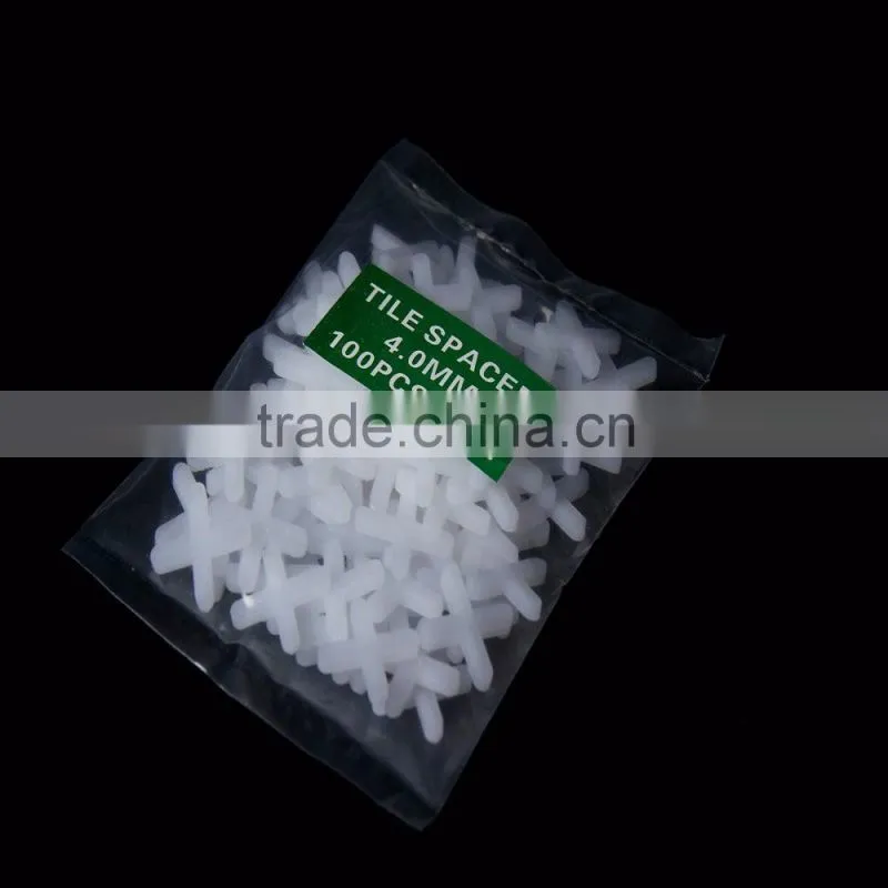 white 1mm tile spacer for wall and floor ceramic tile/tile cross