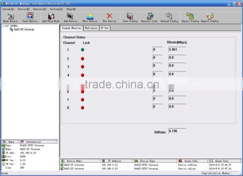 SC-2236 8 channels asi to iptv adapter