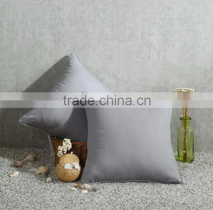 custom pure 100% cotton square pillow case
