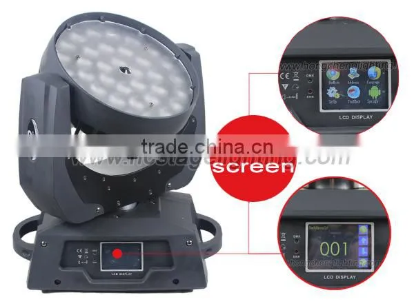 High quality 36X10W RGBW 4 in 1 moving led zoom light