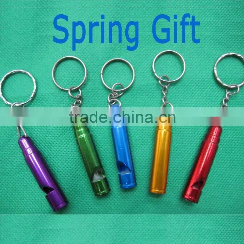 promotion plastic whistle/ metal whistles / custom whistle keychain