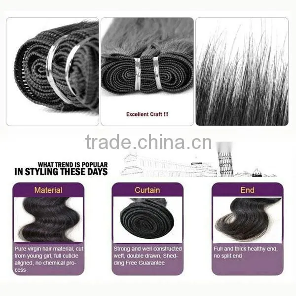 New Arrival Shedding Free Natural Black Body Wave Brazilian Curly Hair Wholesale Weave In New York