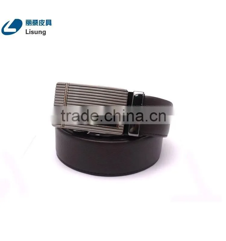 Luxury Automatic Buckle Adjustable Leather Belt Without Holes