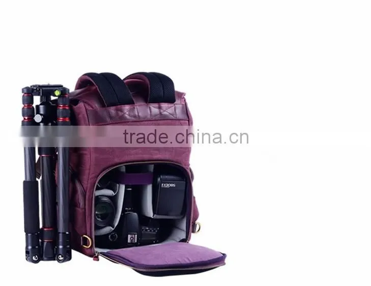 Online shop China camera bag,high quality camera backpack leather camera bag