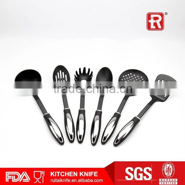 Made in China food grade silicone kitchen tools nylon kitchen utensils set
