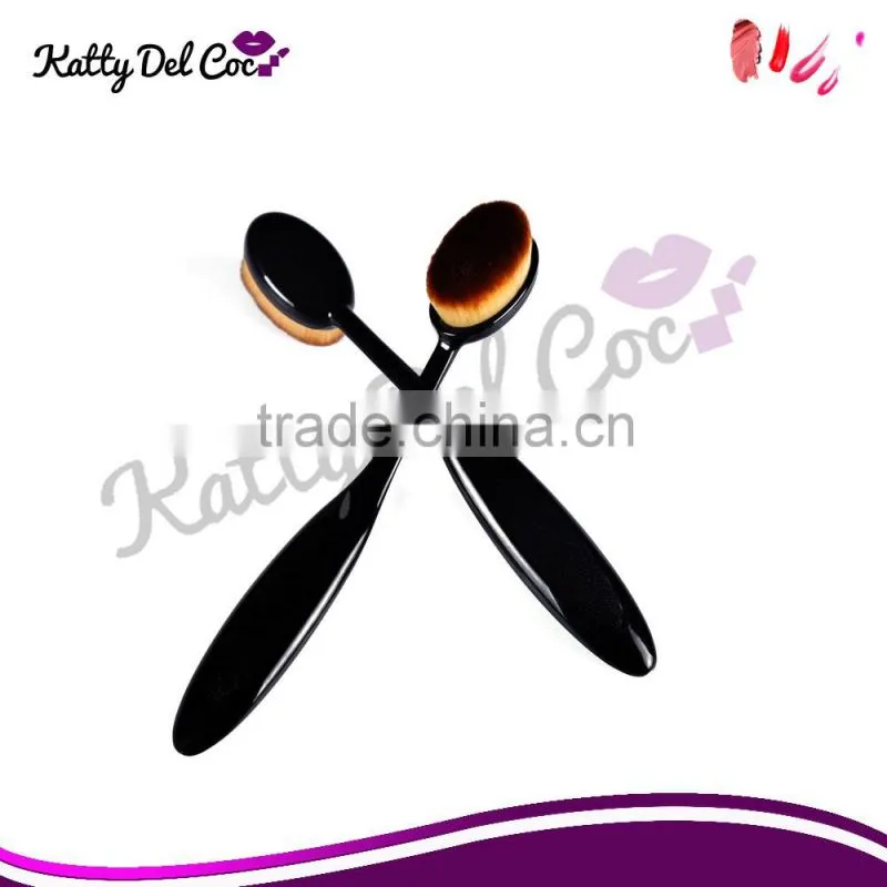 Cosmetic Makeup Tools Women Face Powder Foundation Eye Shadow Blusher Soft Toothbrush Shape makeup Brushes