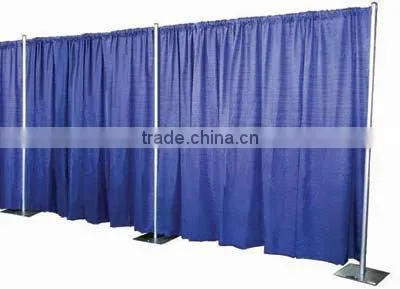 wedding Backdrop pipe system in black color with height adjustale Upright
