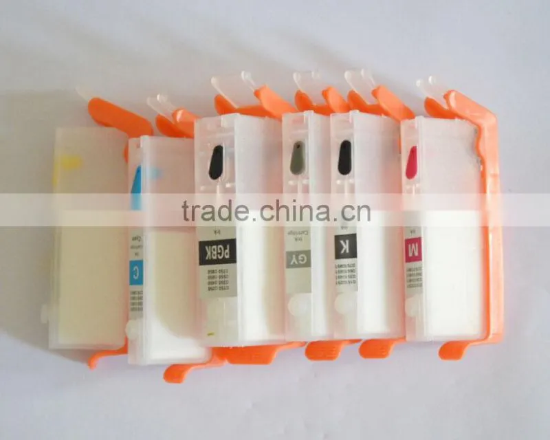 Empty 6 color PGI450BK CLI451BK C M Y GY Refillable Ink Cartridge For 450 451 Canon Pixma MG6340 Printer