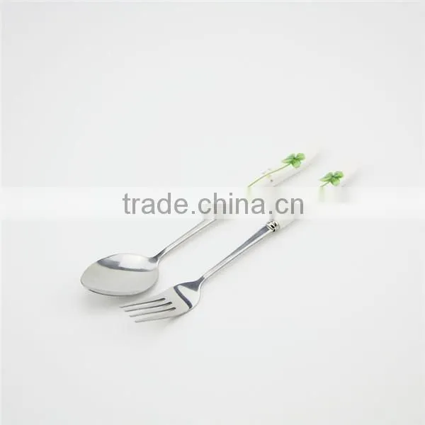 Different kinds of spoon and fork set