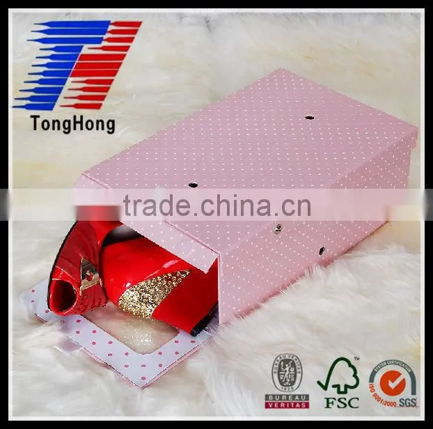 Latest design good quality hand made paper pillow box for sale
