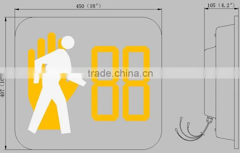 LED traffic light-LED Pedestrian Lamp