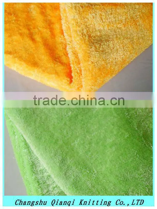 2016 Microfiber Coral Fleece fabric roll for cleaning