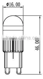 Patented G9 bulb Mini size Low power High lumen led g9