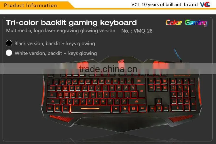 custom function ergonomic keyboard backlight led colorful gaming mouse