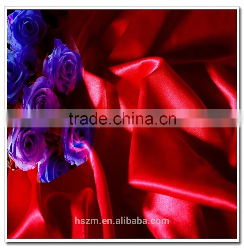 100% polyester satin fabric for dresses China Supplier