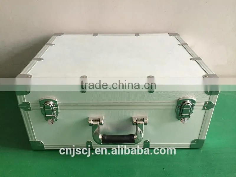 China permanent protection with lock very farm durable silver aluminum carry ABS tool case with lock