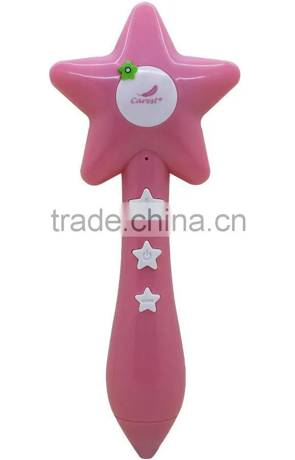 Pink star reading pen interactive toy factory