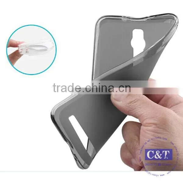 C&T New Hot TPU Slim Flexible Transparent Case for Asus Zenfone Selfie Zd551kl Clear