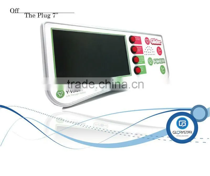 Battery power 7 inch pos video tv display